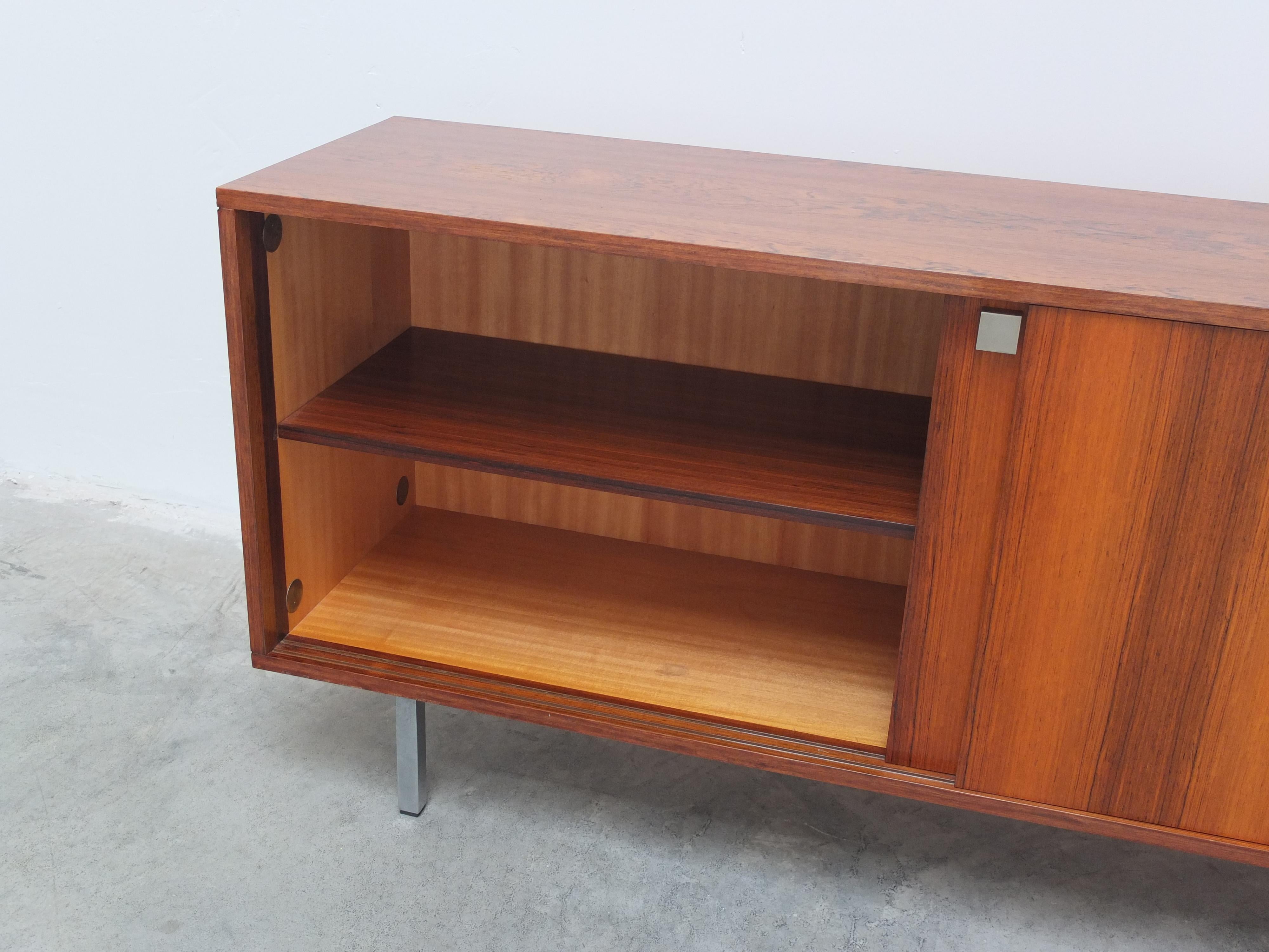 Sideboard with Sliding Doors by Alfred Hendrickx for Belform, 1960s For Sale 9