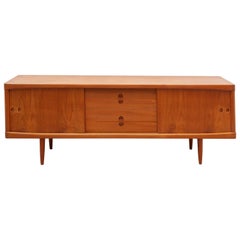 Sideboard with Sliding Doors by H. W. Klein for Bramin Møbler, 1959