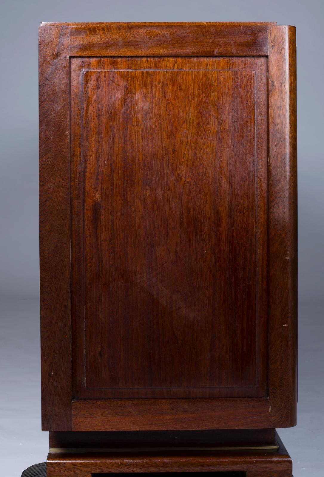 Art Deco Sideboard with Three Doors in the Style of Maxime Old, France, 1940-1950 For Sale
