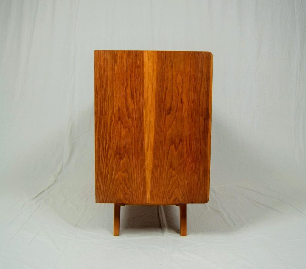 Stained Sideboard, Chest of Drawers by Jiří Jiroutek, Czechoslovakia, 1960s For Sale