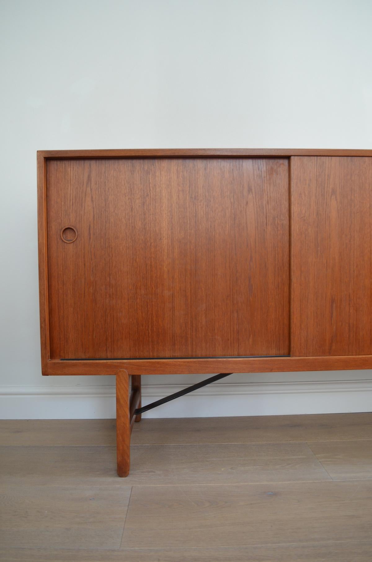 Scandinavian Modern Sideboards by Ejnar Larsen & Aksel Bender Madsen for Naestved Møbelfabrik For Sale