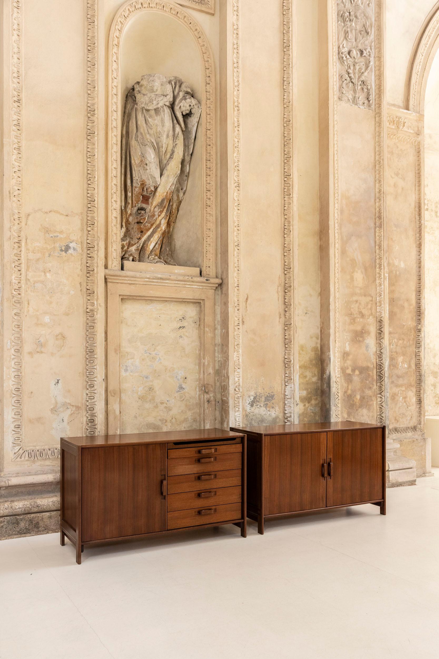 Mid-Century Modern Sideboards by Titina Ammannati and Gianpiero Vitelli for Rossi di Albizzate For Sale