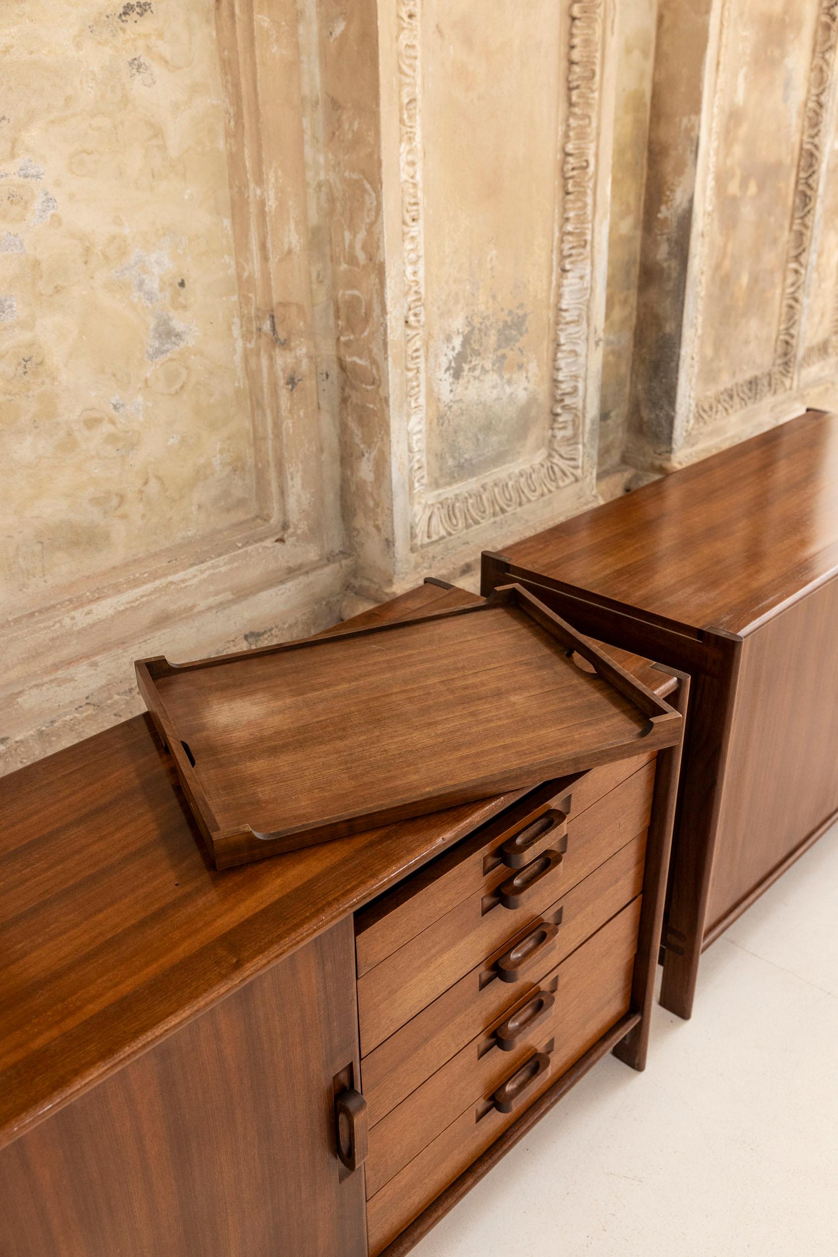 Sideboards by Titina Ammannati and Gianpiero Vitelli for Rossi di Albizzate In Excellent Condition For Sale In Piacenza, Italy