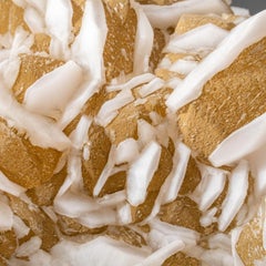 Siderite in Calcite from Pingwu Beryl Mine, Sichuan, China