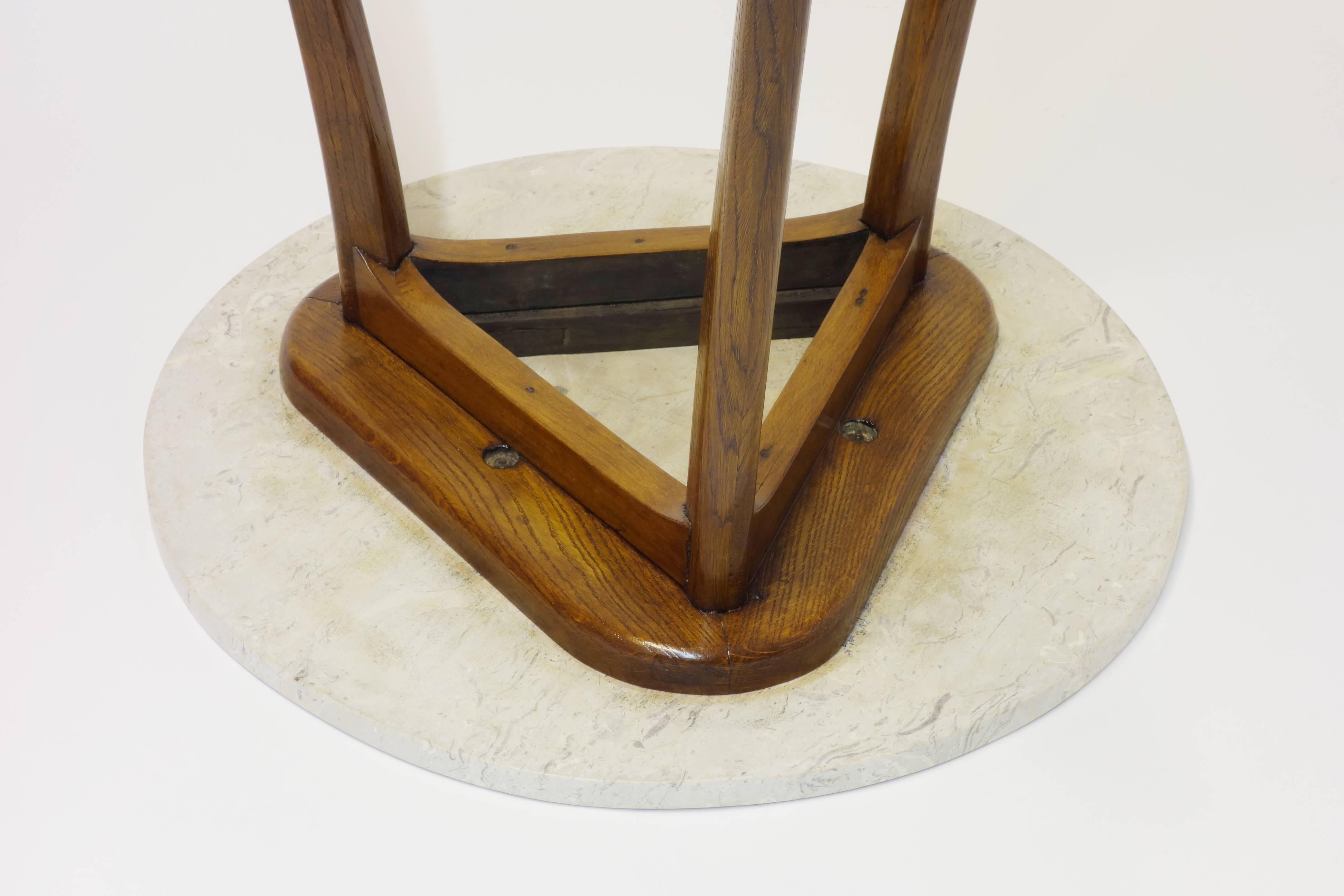 Sidetable Attributed to Josef Frank, Vienna, Austria 1920s, Art Deco Period Oak For Sale 1