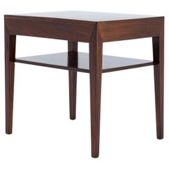 Sidetable/bedside table in rosewood by Severin Hansen