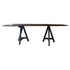 Sidetable Console Made of Etnic TOTEM and Reclaimed Oak