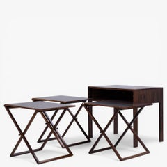 Sidetable in rosewood by Illum Wikkelsø