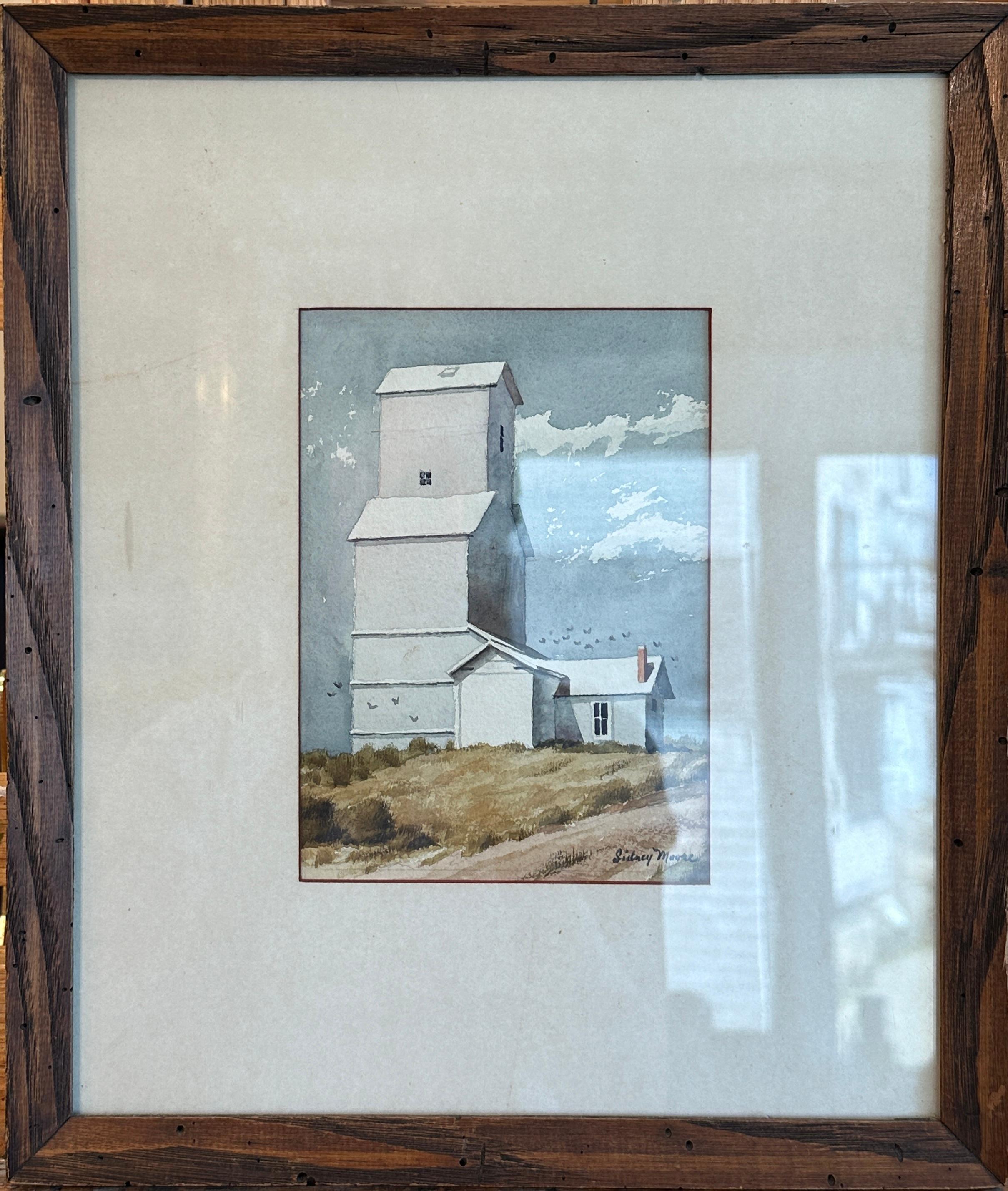 Grain Slip des amerikanischen Künstlers Sidney C. Moore, Aquarell im Angebot 1