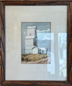 Sidney C. Moore, "Grain Slip", Watercolor on paper