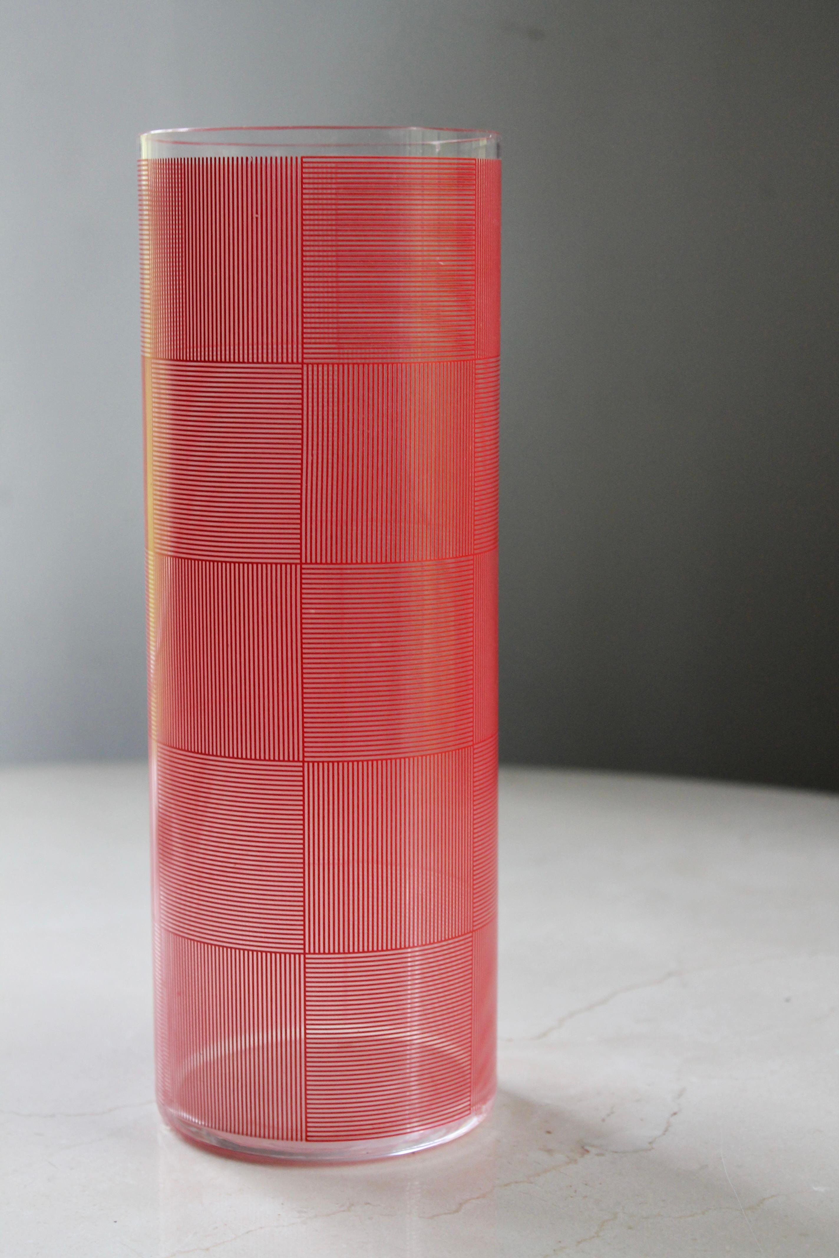 Vases en verre optique Sidney Cash pour le Musée d'art moderne de New York MOMA en vente 2