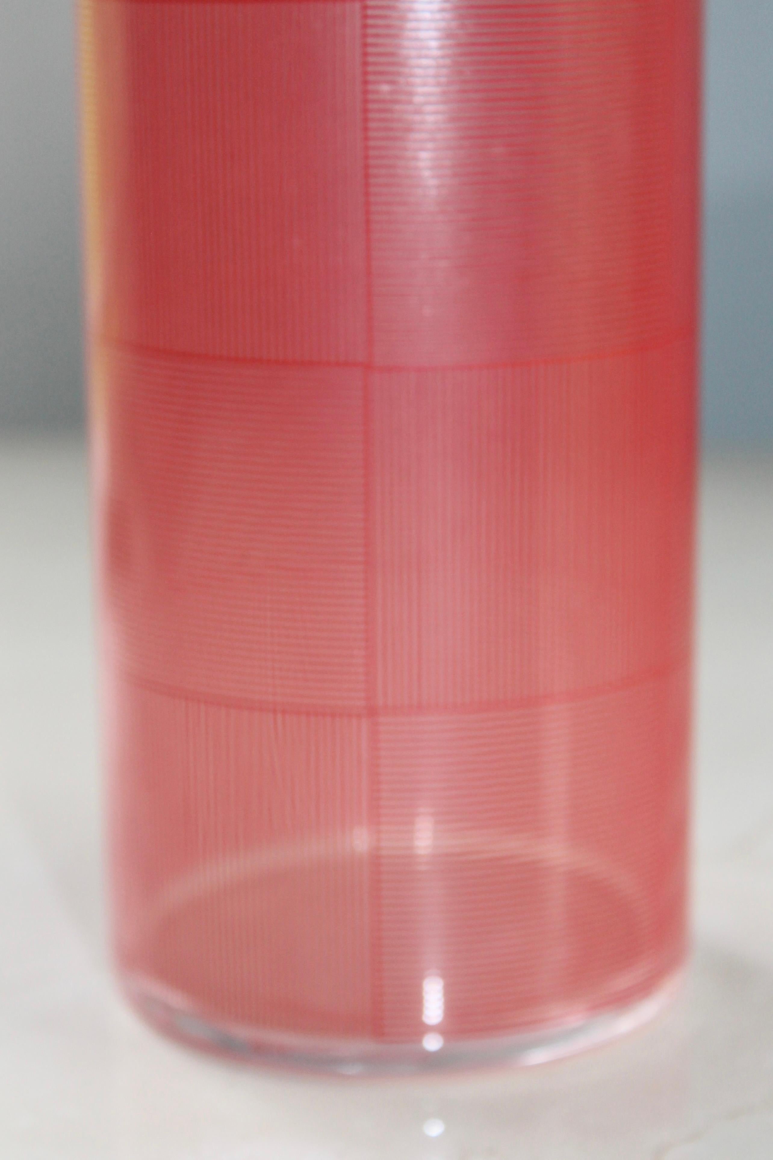 Vases en verre optique Sidney Cash pour le Musée d'art moderne de New York MOMA en vente 3