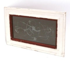 Sidney Geist Pittura astratta Arte moderna della metà del secolo scorso Originale del 1950 Surrealista