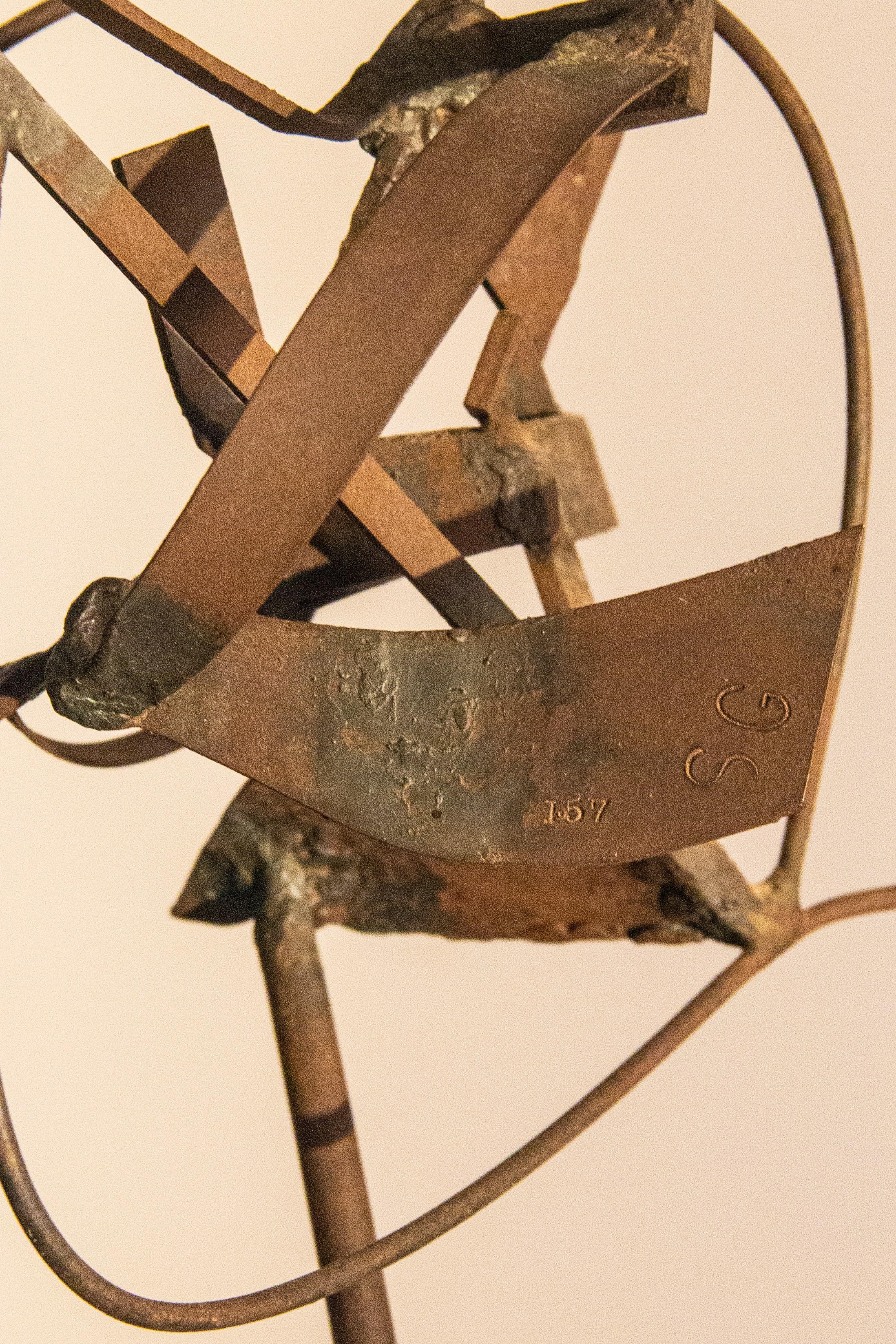 « Sans titre » Sidney Gordin, sculpture abstraite en acier en vente 1
