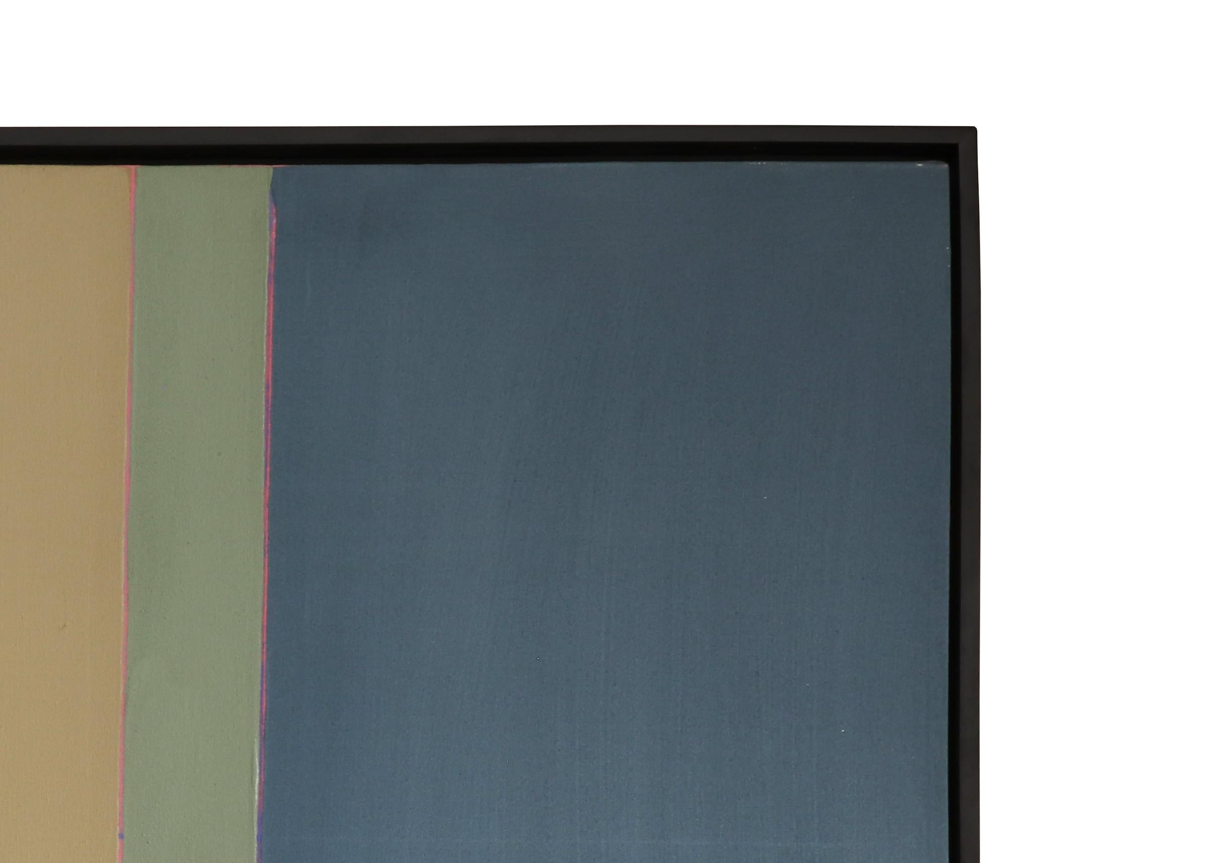 Quadro ad olio astratto di grandi dimensioni degli anni '80 