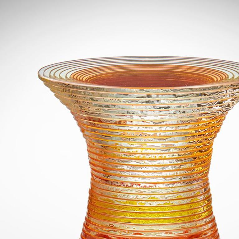 Solid Vase Form #37 - Sculpture by Sidney Hutter