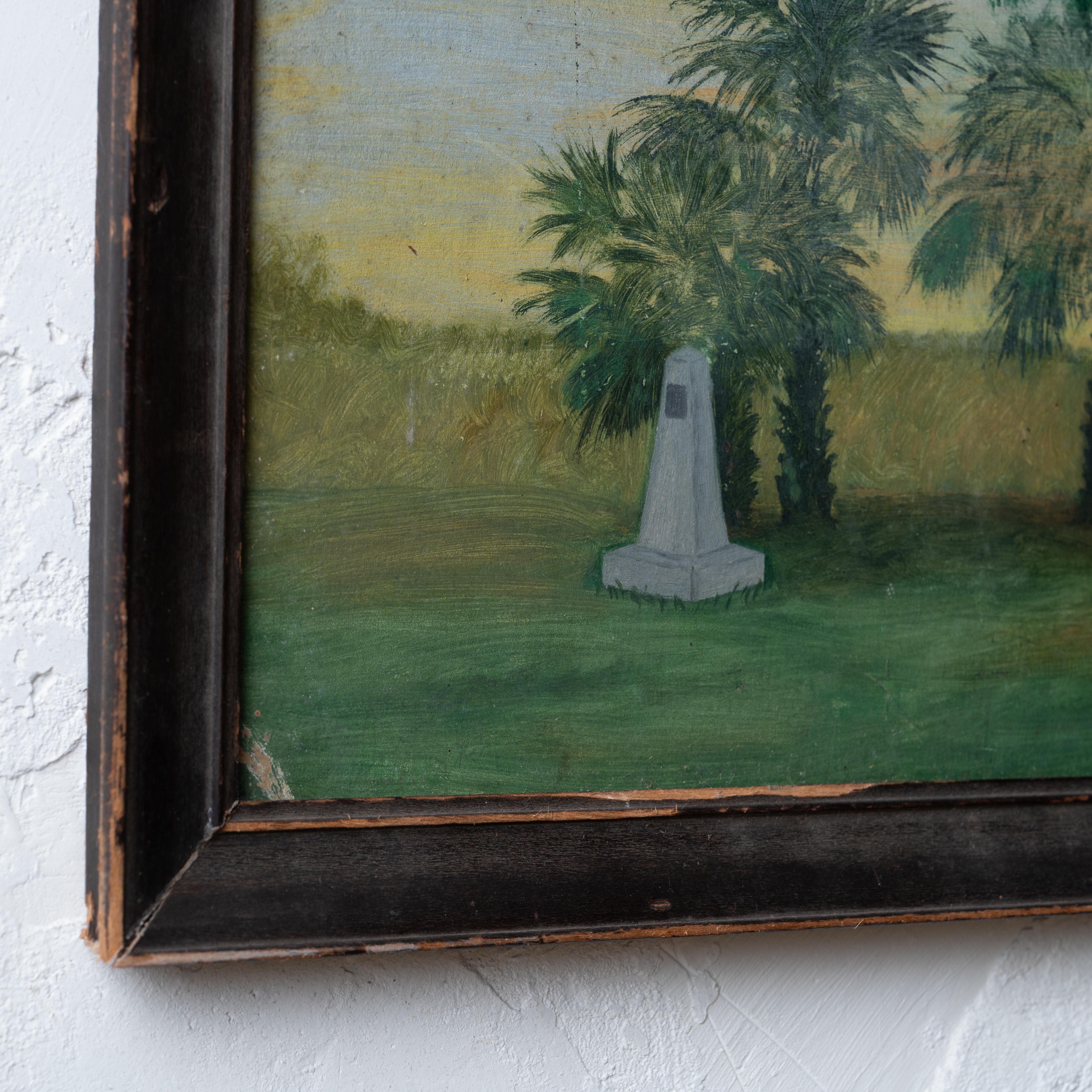 Sidney Lanier Oak, Brunswick, Georgia Gemälde, 1930er Jahre im Angebot 2
