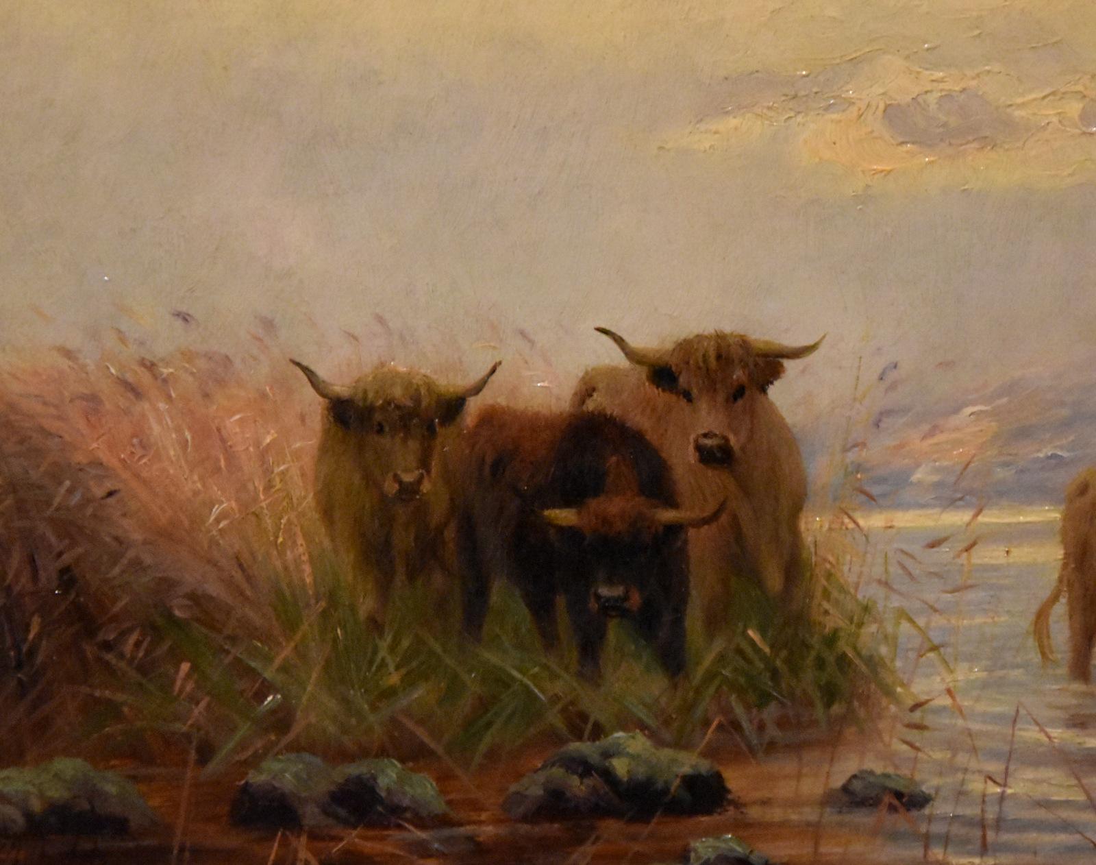 Coppia di dipinti a olio di Sidney Pike 