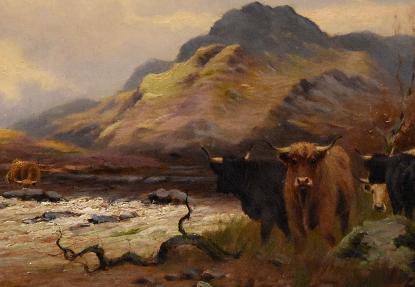 Coppia di dipinti a olio di Sidney Pike 