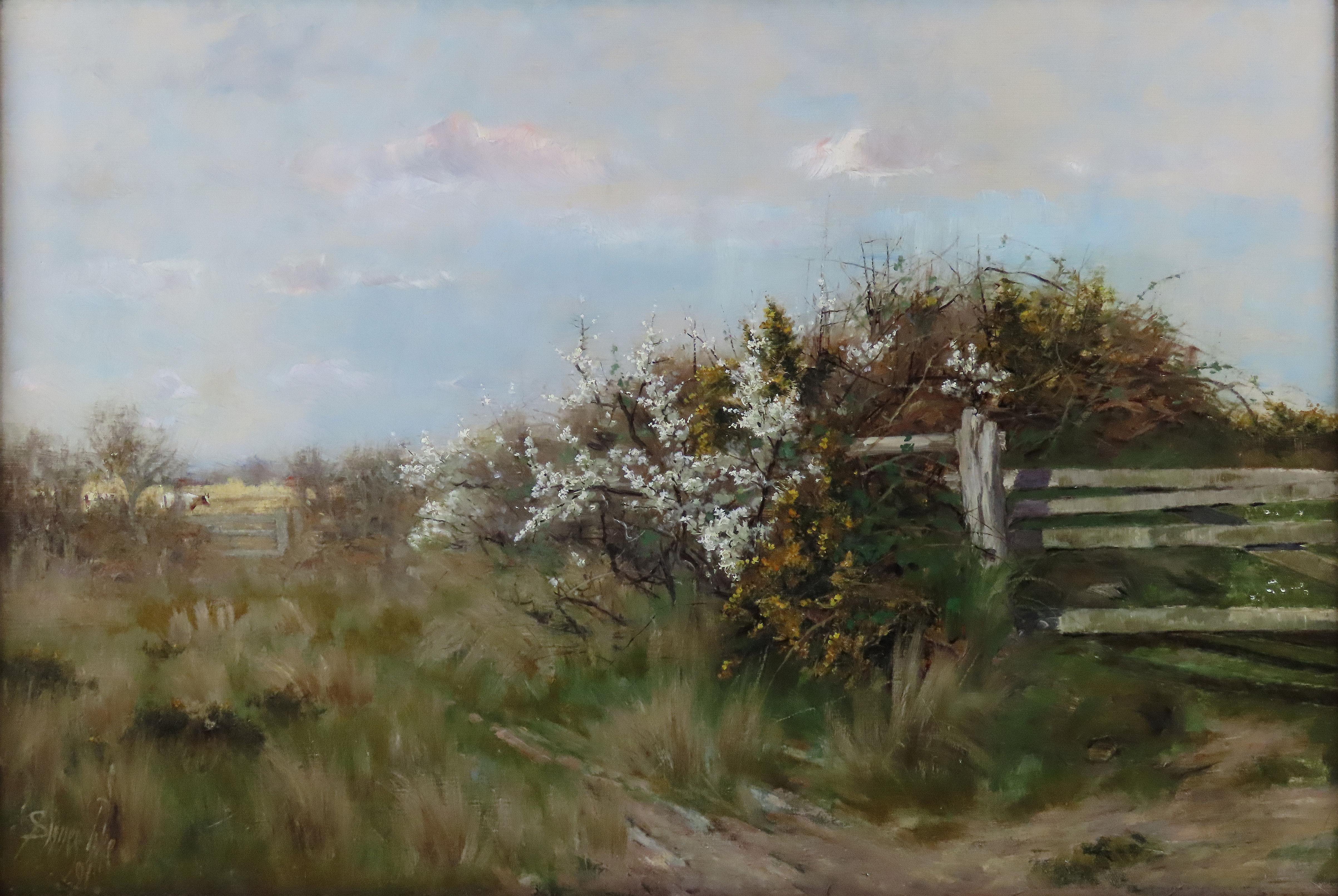 Huile originale sur toile. SIDNEY PIKE, 