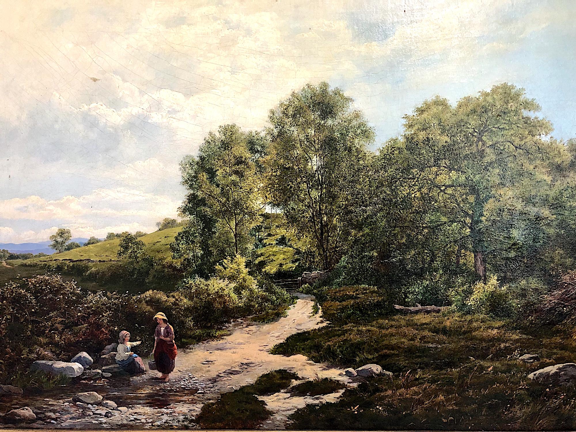Britische Landschaftsmalerei – Painting von Sidney R. Percy