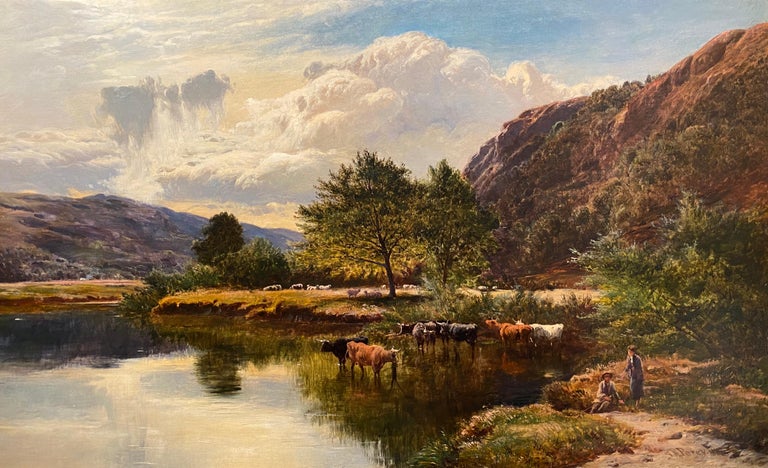 Sidney Richard Percy - Peinture de paysage du XIXe siècle « On the