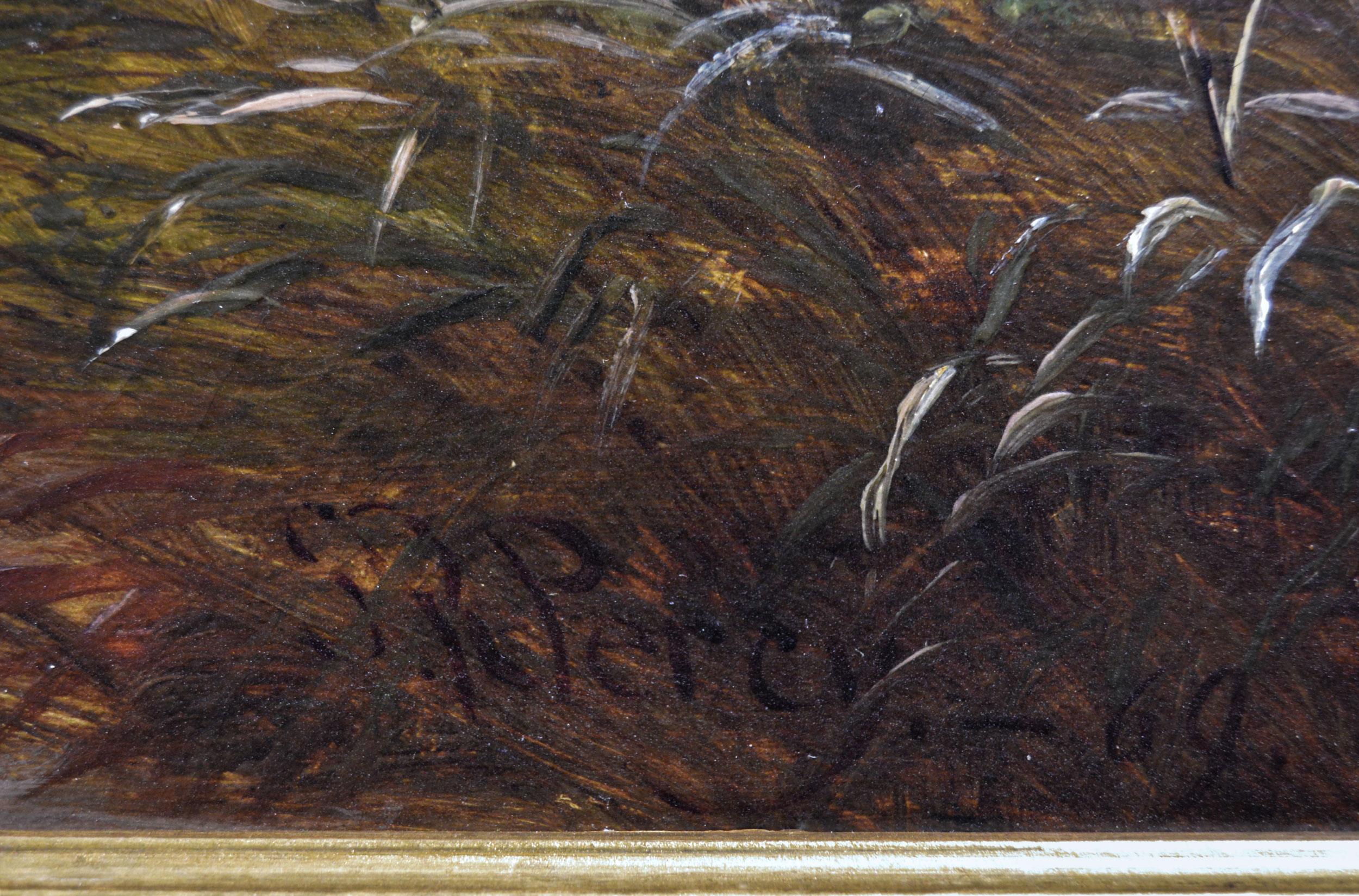 Peinture à l'huile du 19e siècle représentant un paysage fluvial écossais de Glen Falloch en vente 4