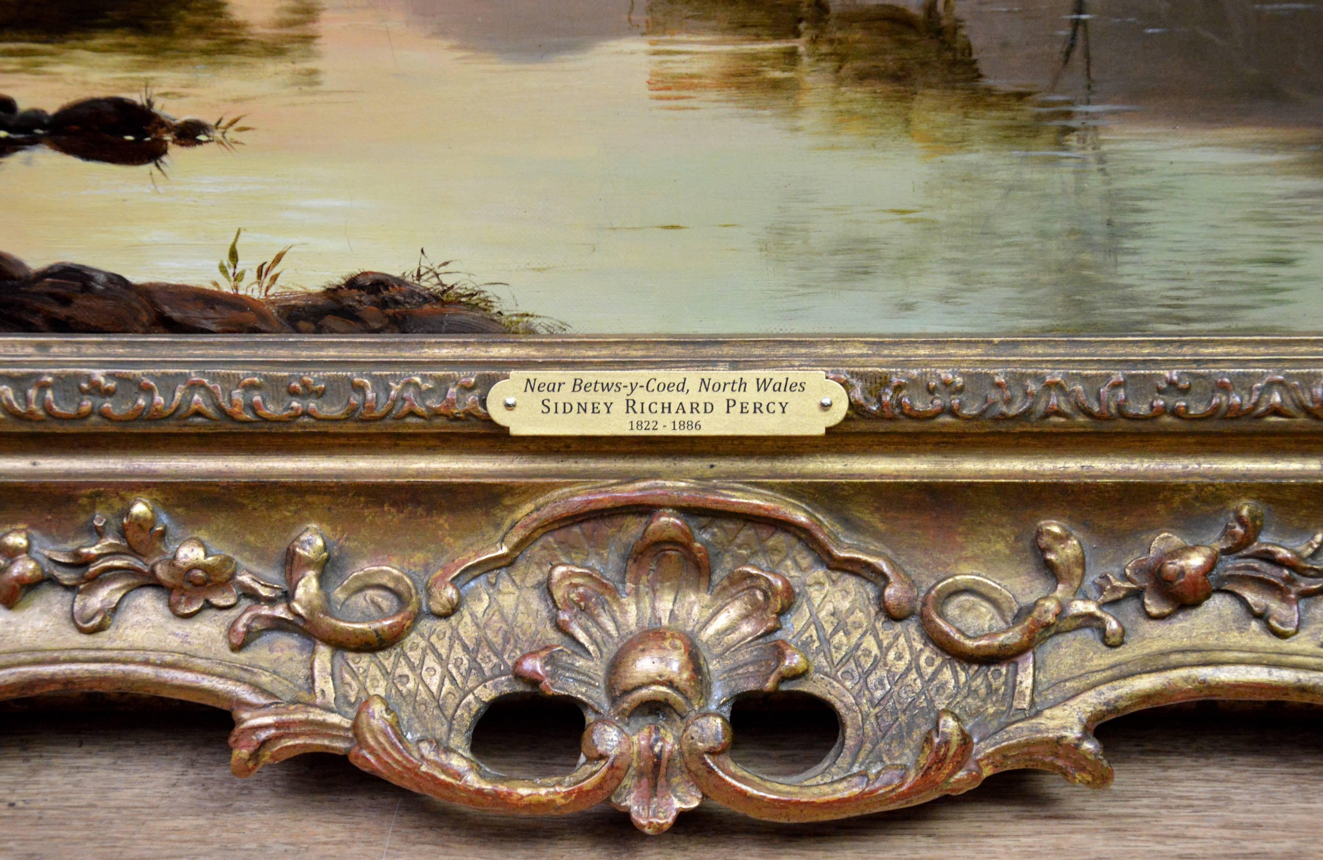 Betws-y-Coed, North Wales - 19th Century Oil Painting - Sidney Richard Percy 7