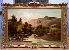 Betws-y-Coed, North Wales - Large 19th Century Oil Painting Sidney Richard Percy