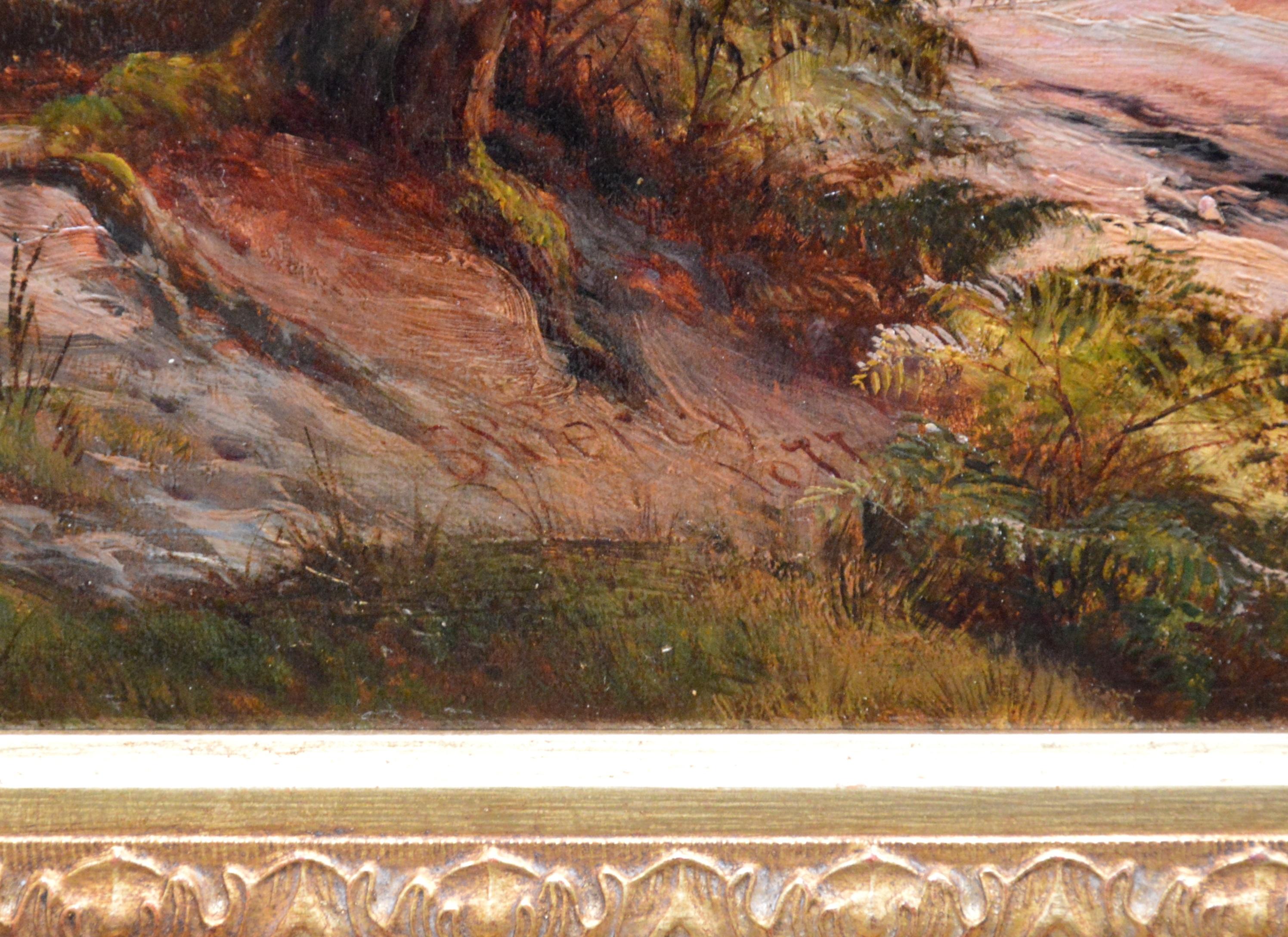 Grange-over-Sands - Large 19th Century Landscape Oil Painting of Cumbria Coast 3