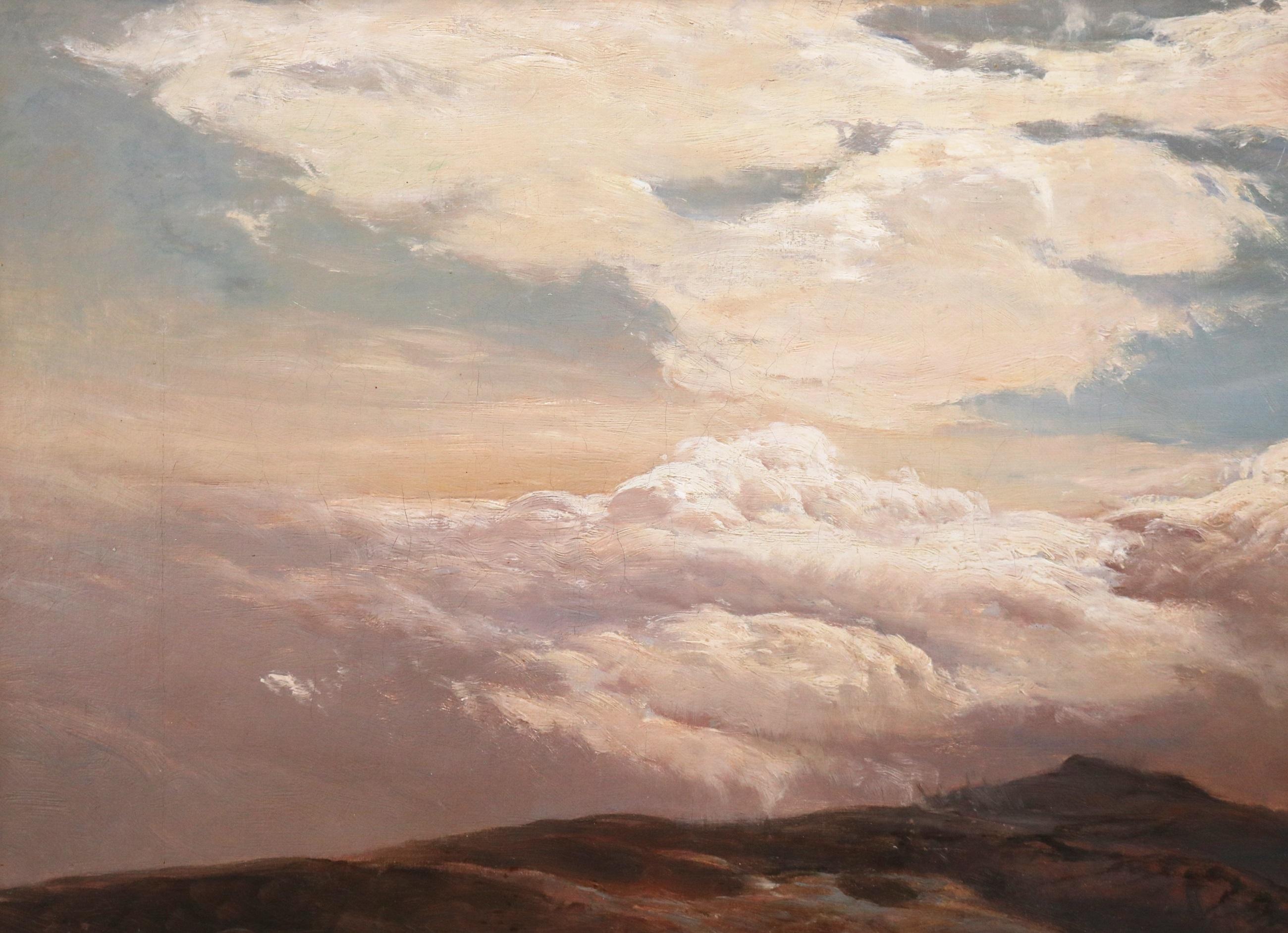 Moel Siabod - Landschaft des 19. Jahrhunderts, Ölgemälde von Snowdonia Nordwales  im Angebot 1