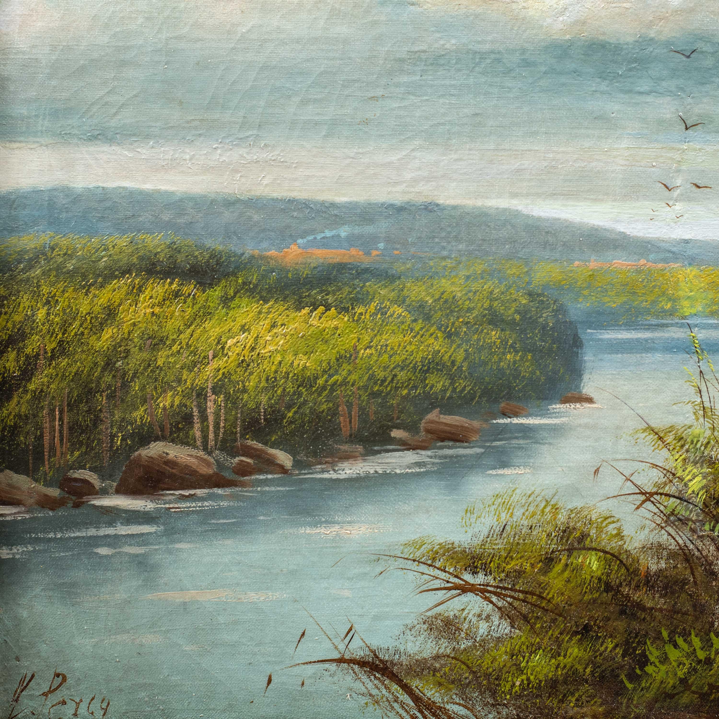 Sidney Richard Percy (Naturalistic British painter) - 19th century landscape For Sale 1