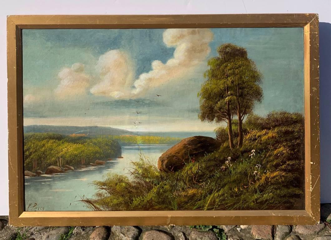 Sidney Richard Percy (Naturalistic British painter) - 19th century landscape For Sale 2