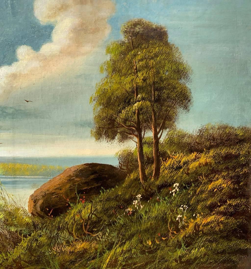 Sidney Richard Percy (Naturalistic British painter) - 19th century landscape For Sale 3