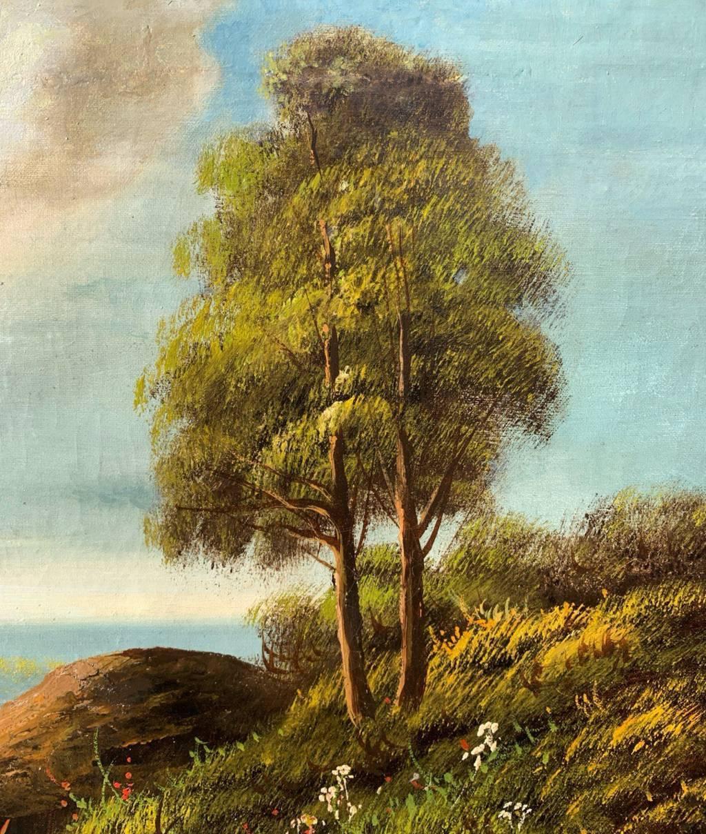 Sidney Richard Percy (Naturalistic British painter) - 19th century landscape For Sale 5