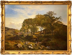 The Welsh Farm, 1853 by Sidney Richard Percy