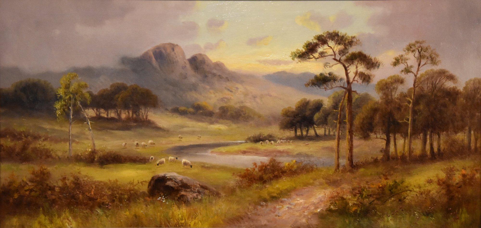 Pintura al óleo de Sidney Yates Johnson 