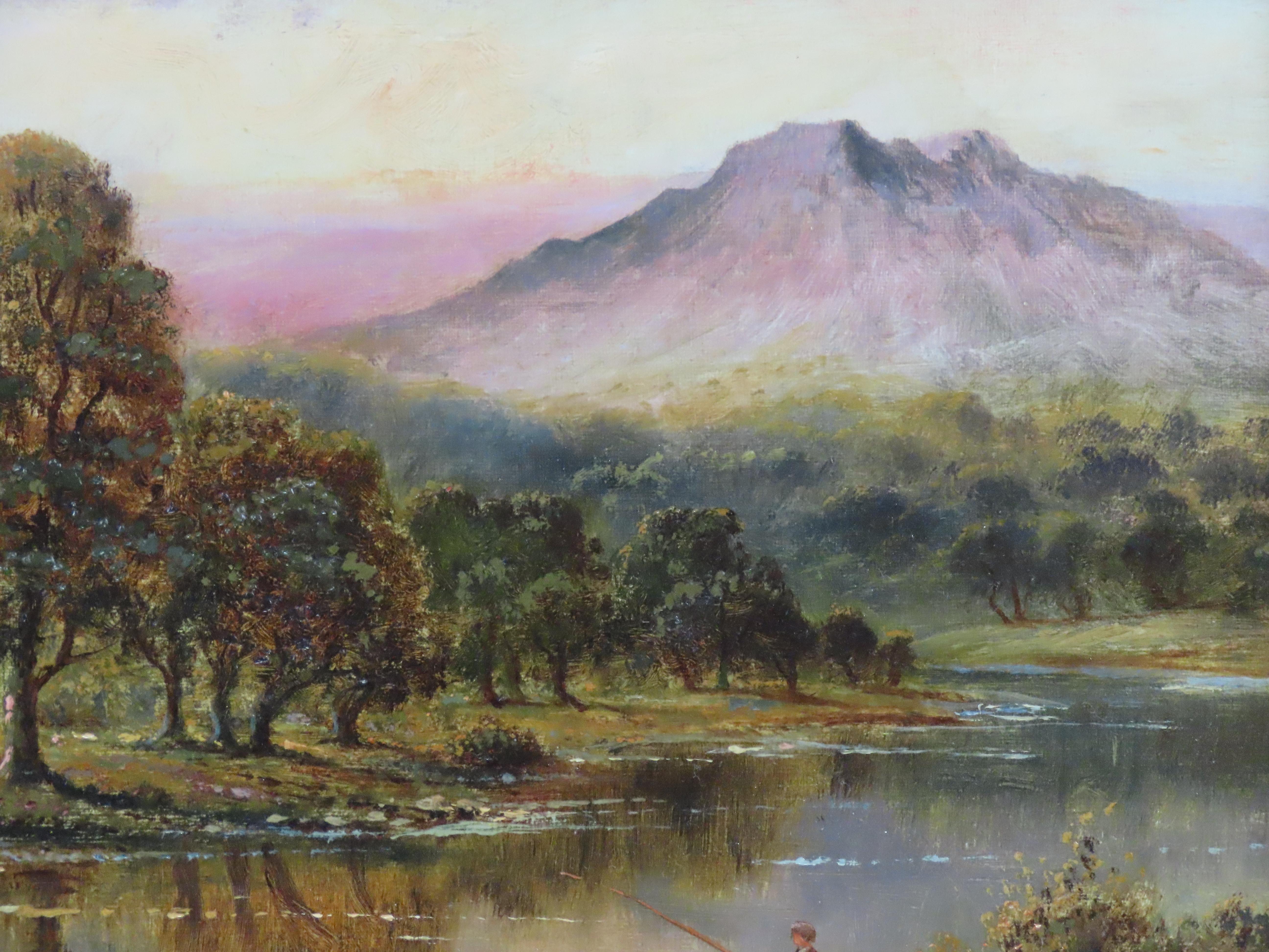 Óleo original sobre lienzo. Sidney Yates Johnson, 