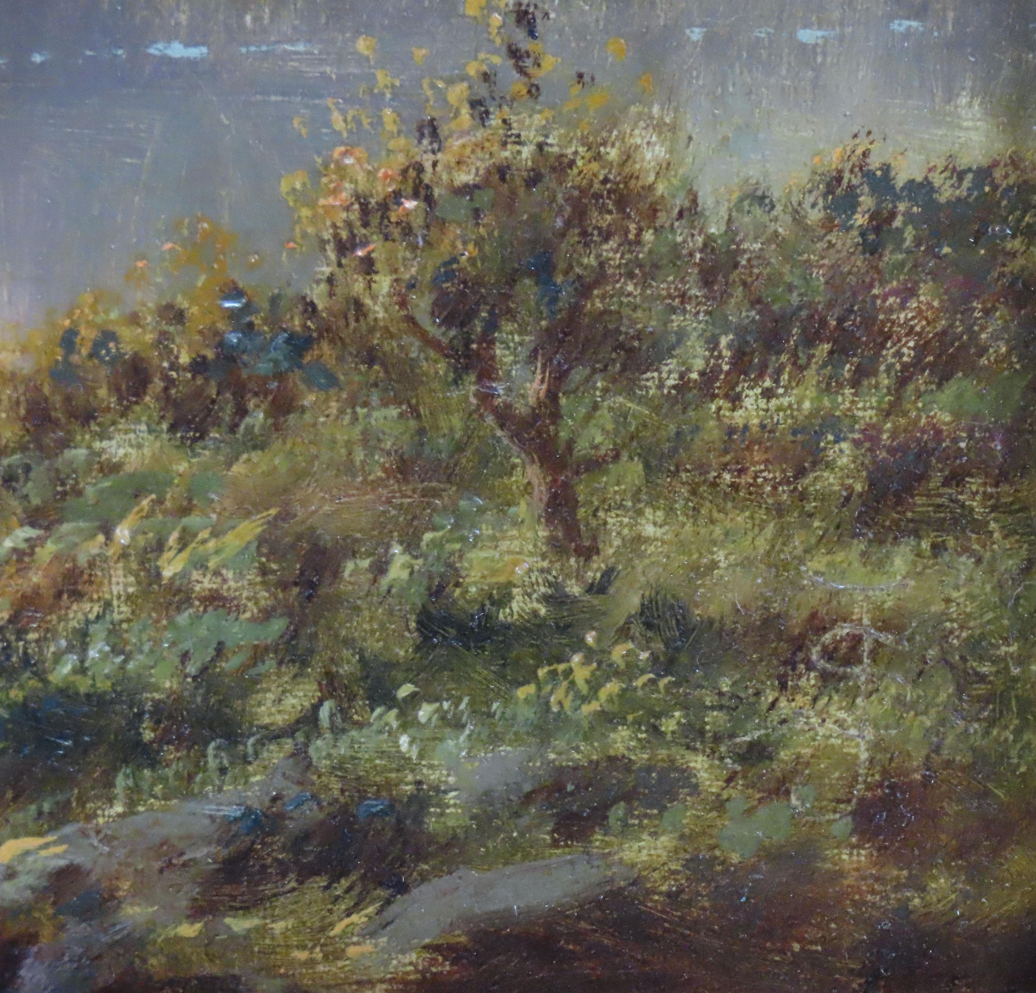 Óleo original sobre lienzo. Sidney Yates Johnson, 
