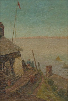 Sidney Yates Johnson (fl. 1890-1926) - Huile, jupes bleues, 1894