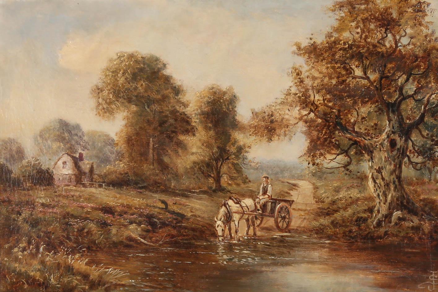 Sidney Yates Johnson (fl.1890-1926) - Early 20th Century Oil, Guildford, Surrey 1