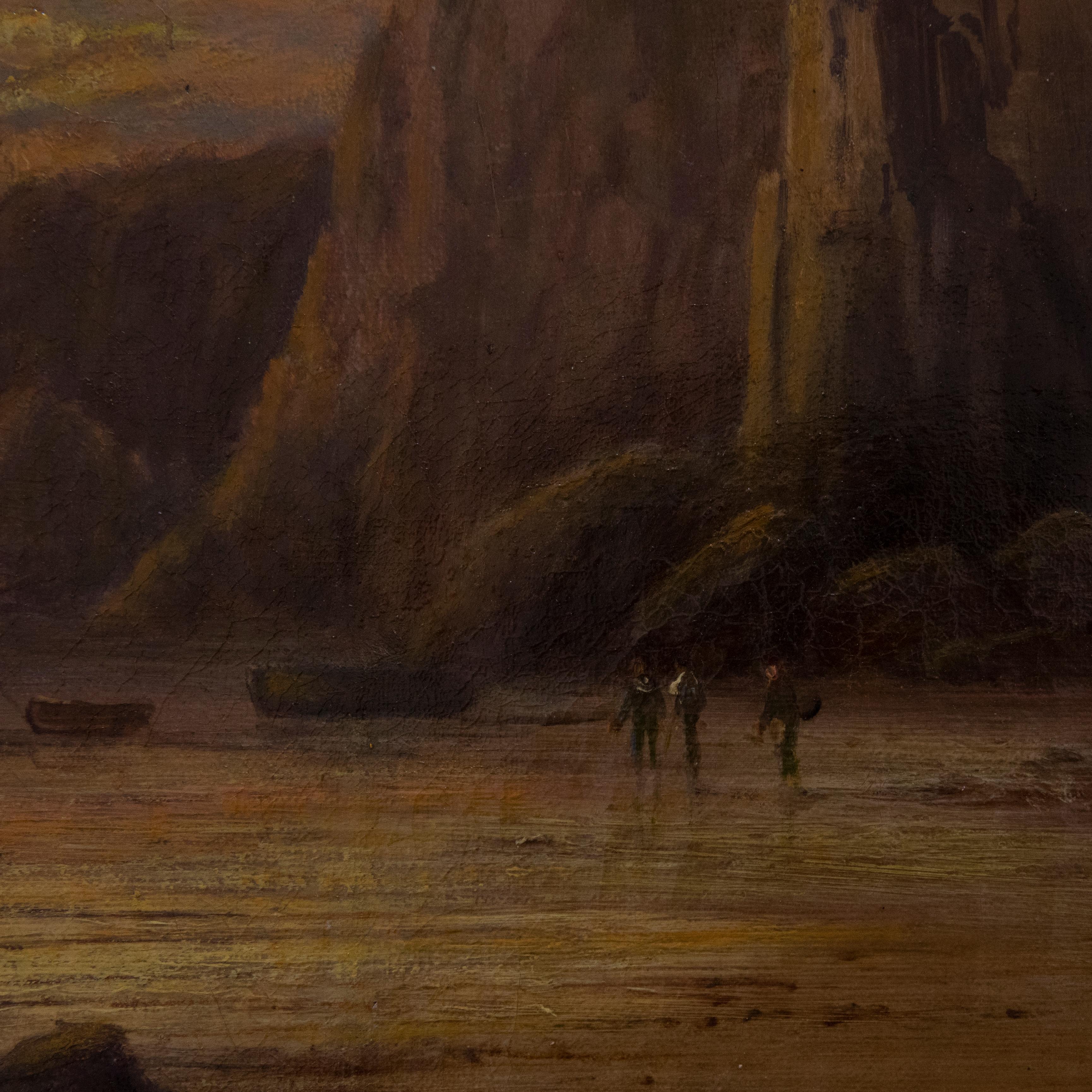 Sidney Yates Johnson (fl.1890-1926) -Early 20th Century Oil, Sunset On The Coast 3