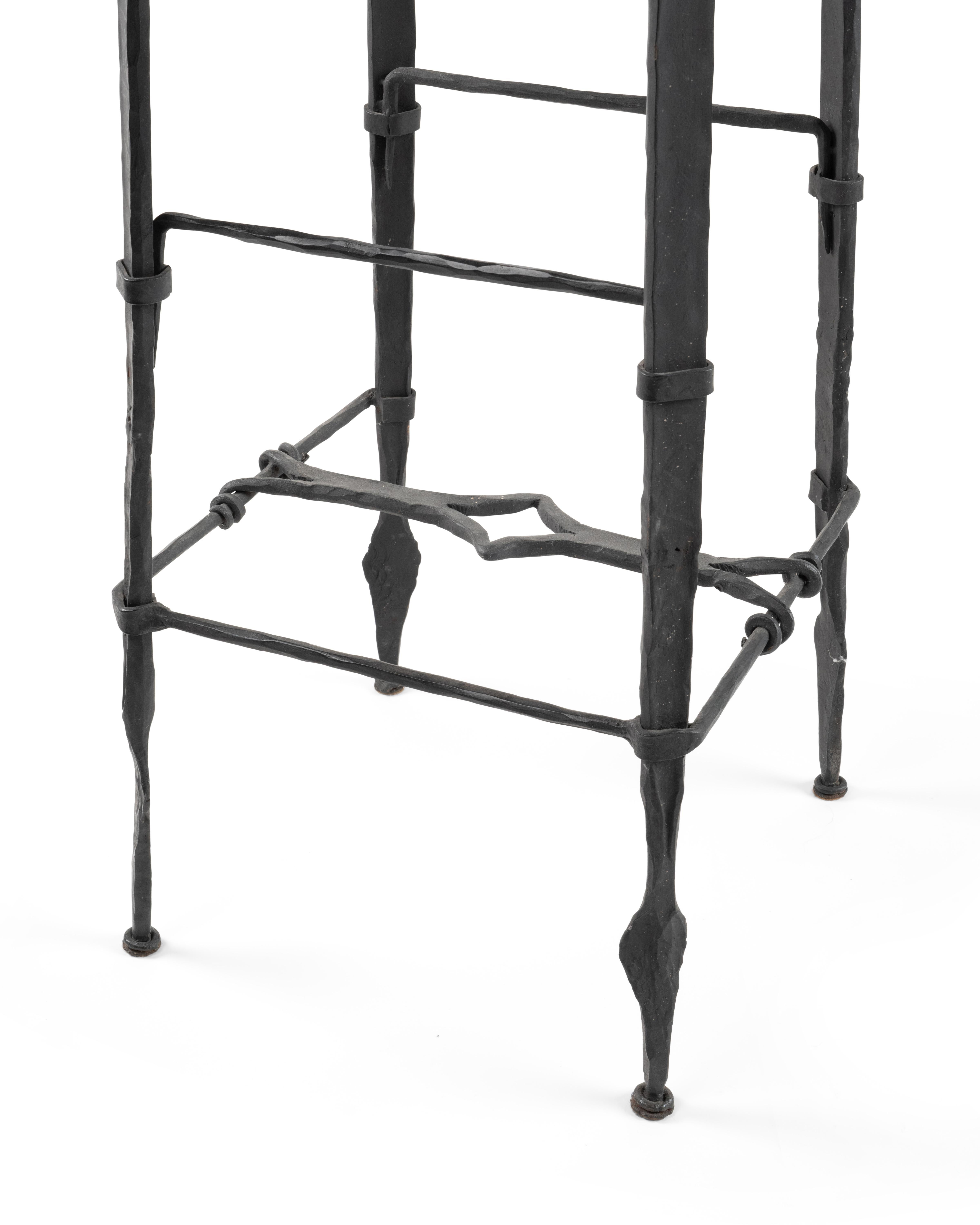 Cuir Sido & Francois Thevenin set de tabouret de bar en vente