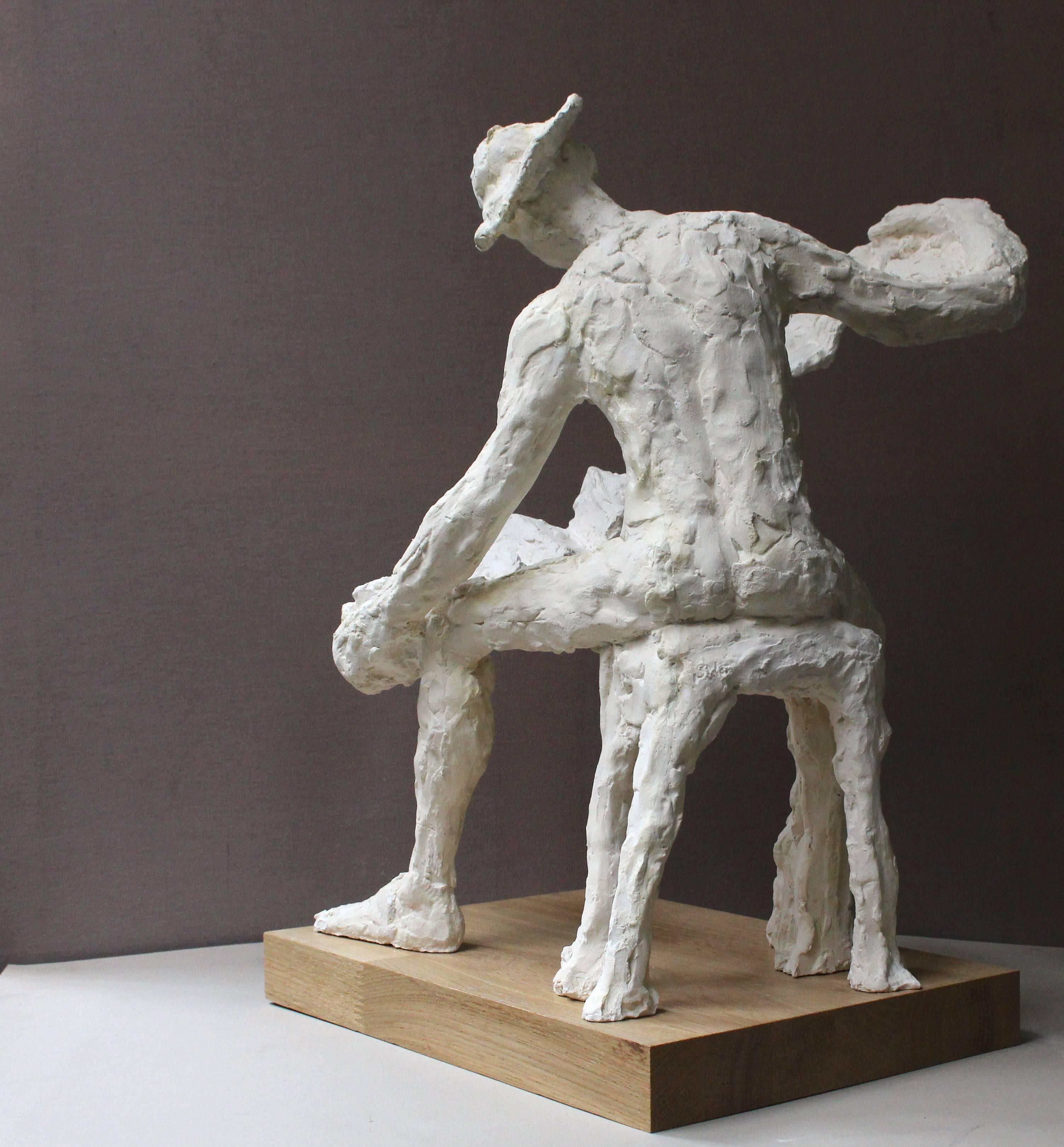 1st prize in France for best sculpture at the Grand Palais Artists Salon, Paris.

by French Artist Sidonie Laurens, sculpture in terracotta.

Sculpture's title: Le Bandonéon (The Bandoneon)

It comes with its wood plinth that brings a