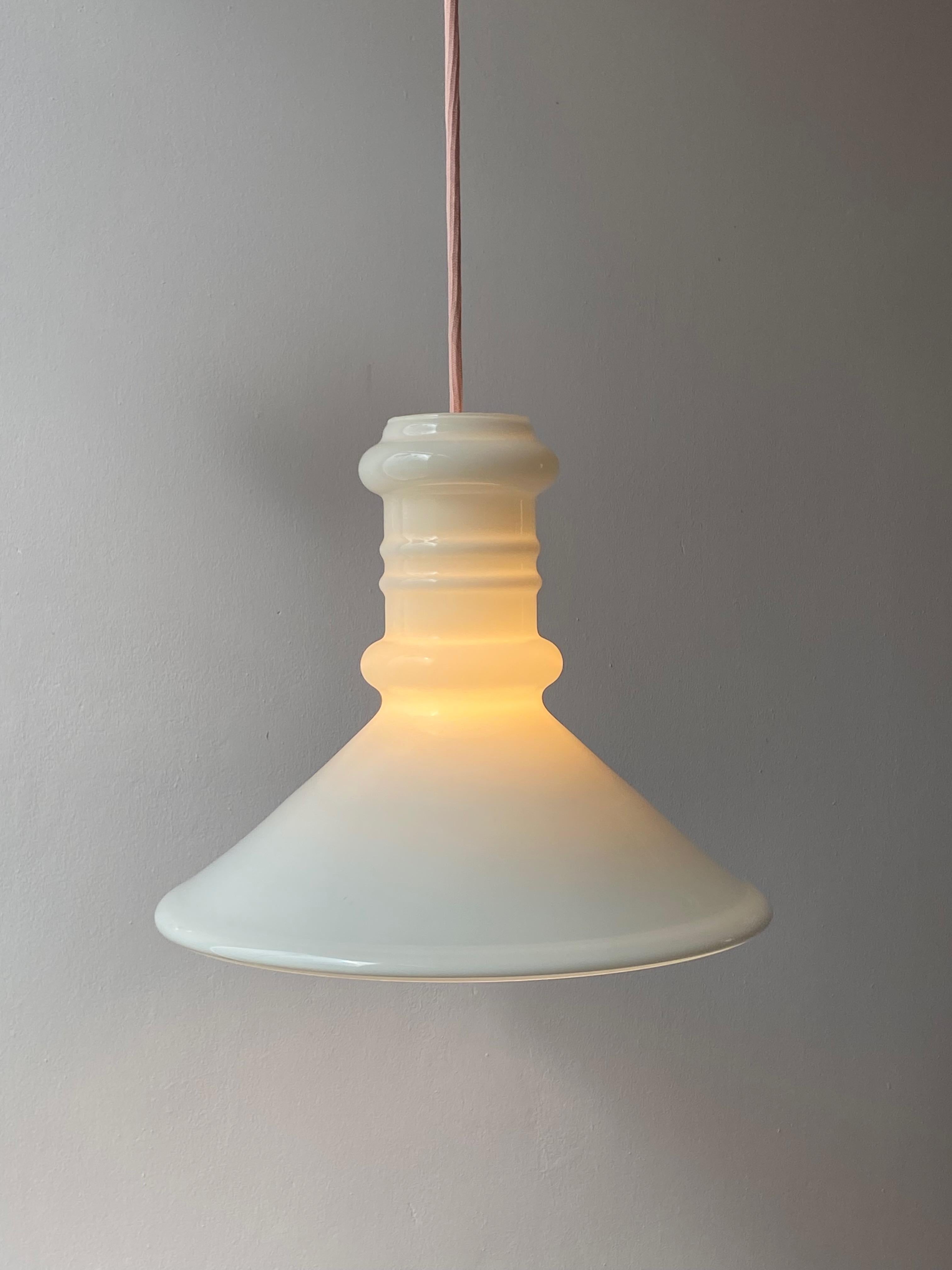 Sidse Werner Large Apotheker Pendant Lamp by Holmegaard, Denmark, 1980s 6