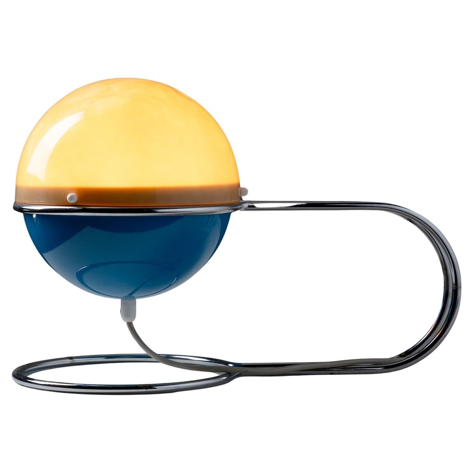 Sidse Werner 
Leif Alring Lámpara de mesa azul y cromada 
Formland
 para Fog 
Mørup en venta