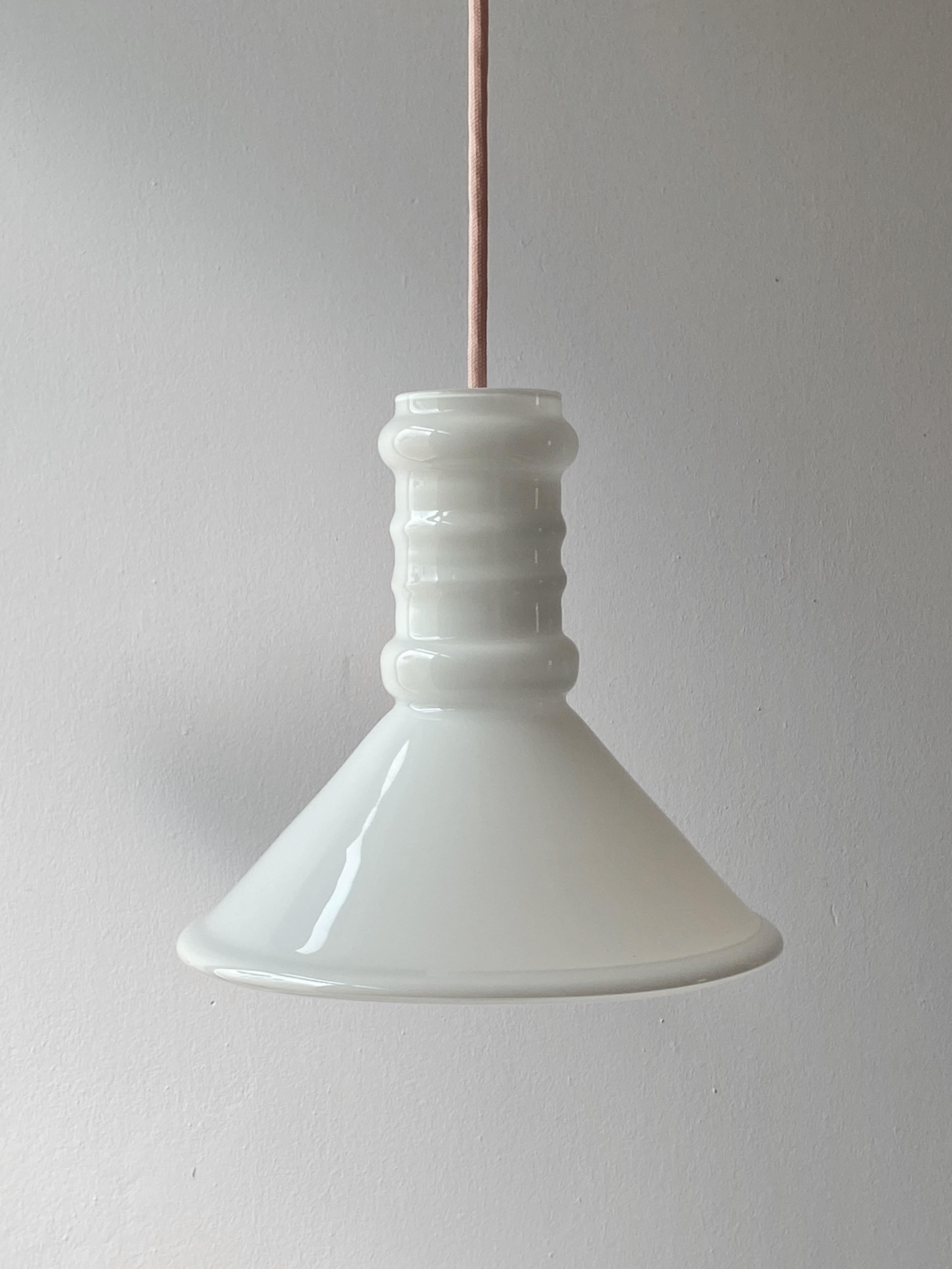 Sidse Werner Small Apotheker Pendant Lamp by Holmegaard, Denmark, 1980s 6