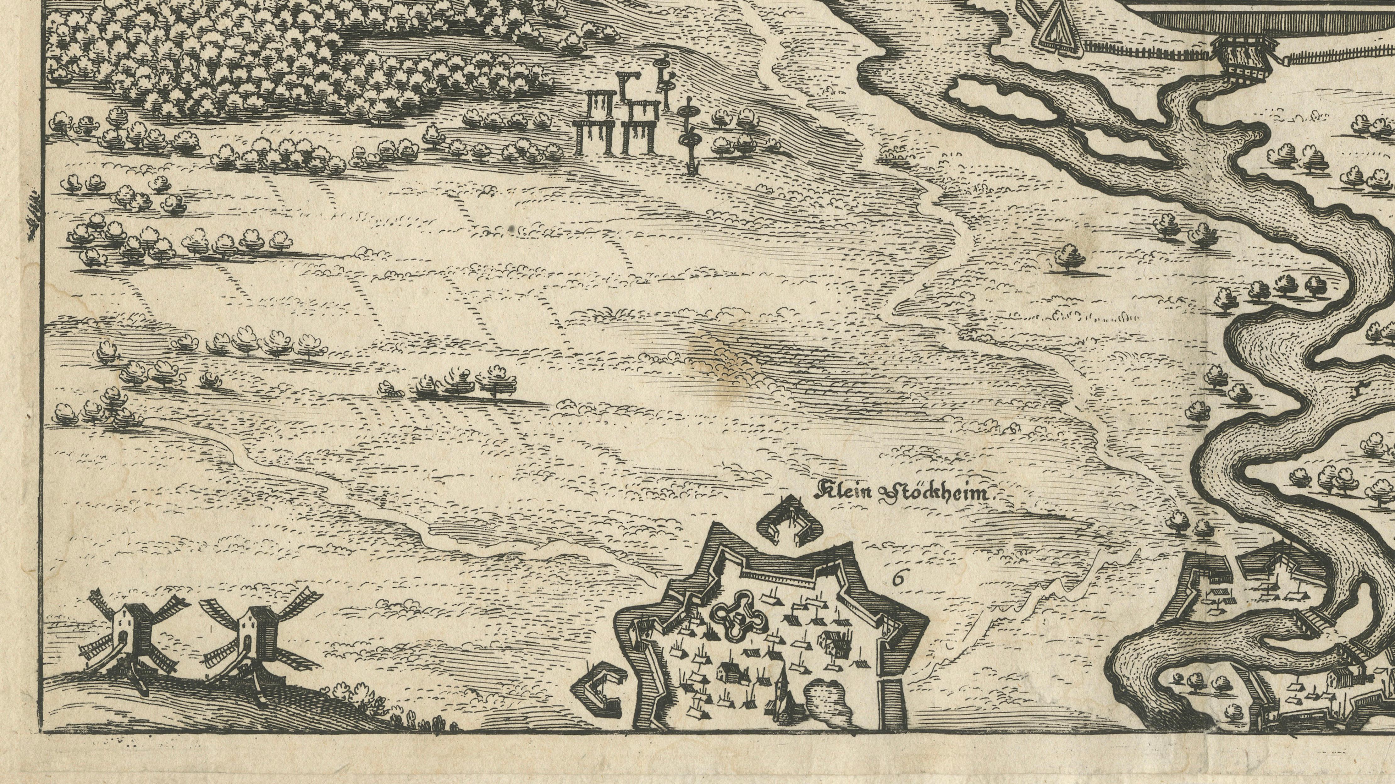 Siege of Wolfenbüttel, 1627 – Merian Theatrum Europaeum Engraving, c.1635