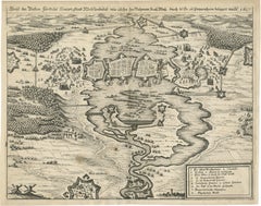 Asedio de Wolfenbüttel, 1627 - Grabado Merian Theatrum Europaeum, c.1635