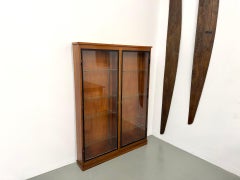 Siegel Paris Wall Display Cabinet – Oak & Glass – 1950s